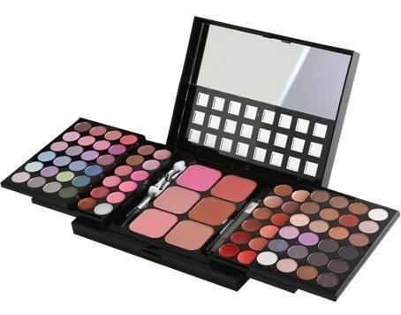 *ESGOTADO*Estojo Jasmyne com 60 sombras, 12 batons e 6 blush