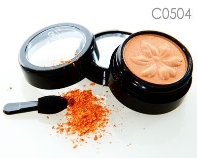 Sombra Compacta - C0504 - Laranja com glitter